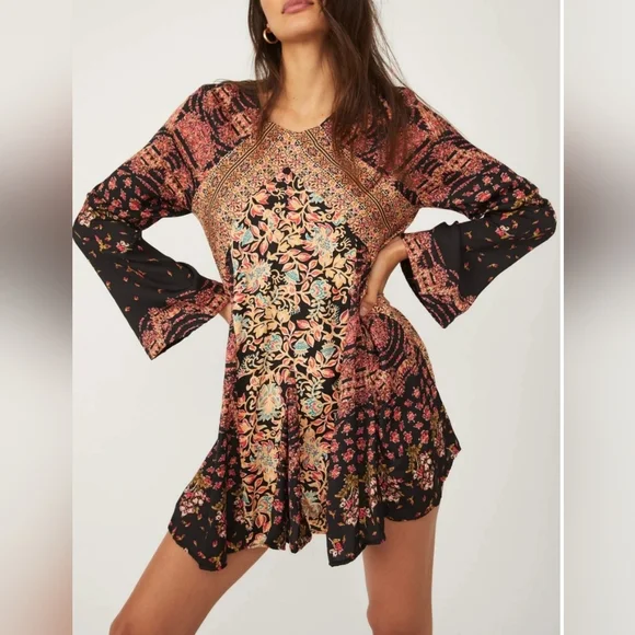 Free People Stevie Tunic Dress Size S - Picture 2 of 14